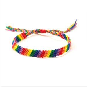 Pride Hand-woven Rainbow Bracelet